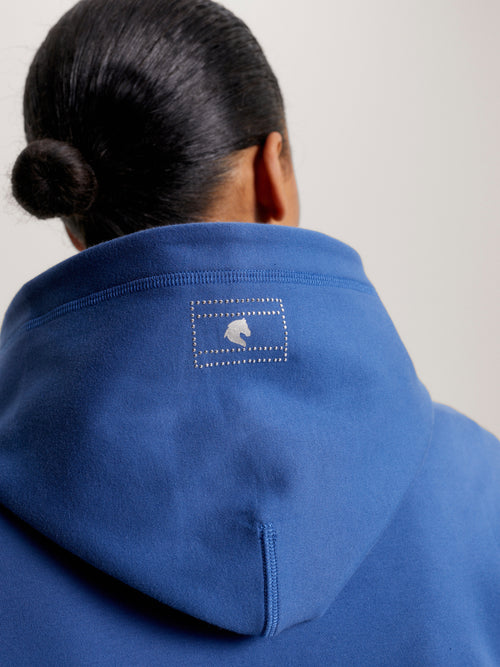 paris-ubergrosser-hoodie-mit-nieten-und-logo-indigo-blue