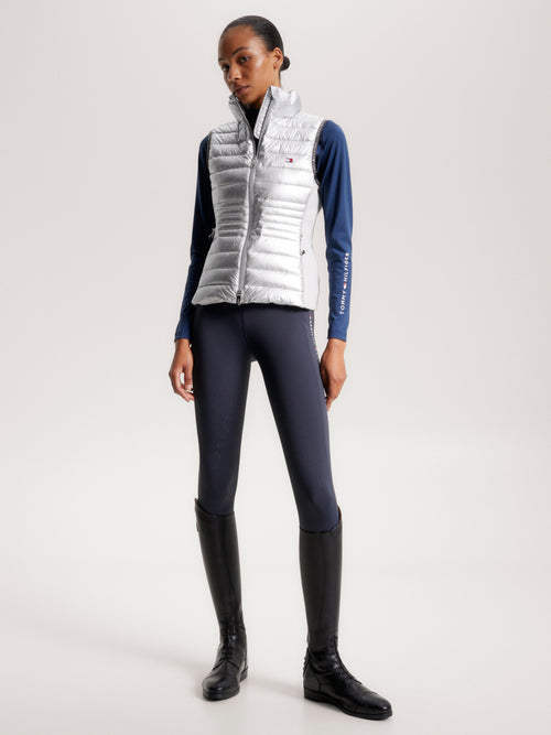 puffer-weste-silver