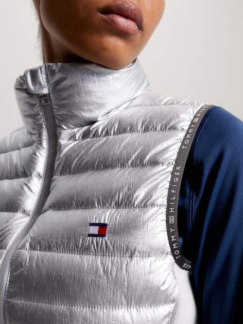 puffer-weste-silver