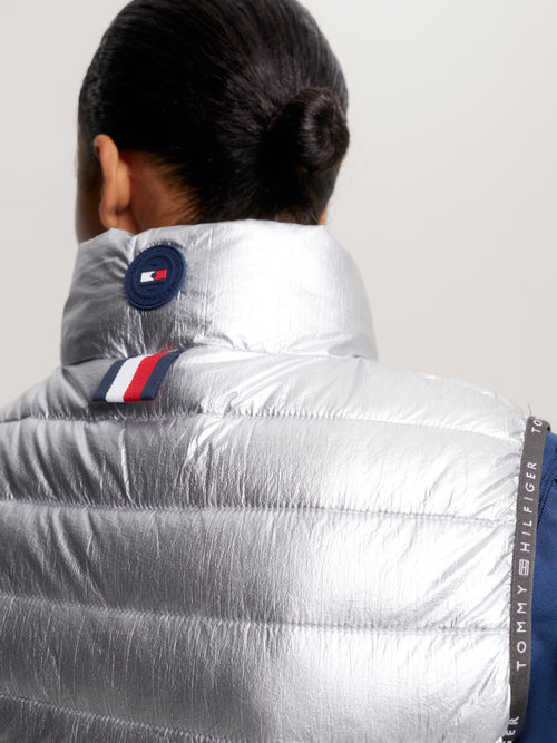 puffer-weste-silver