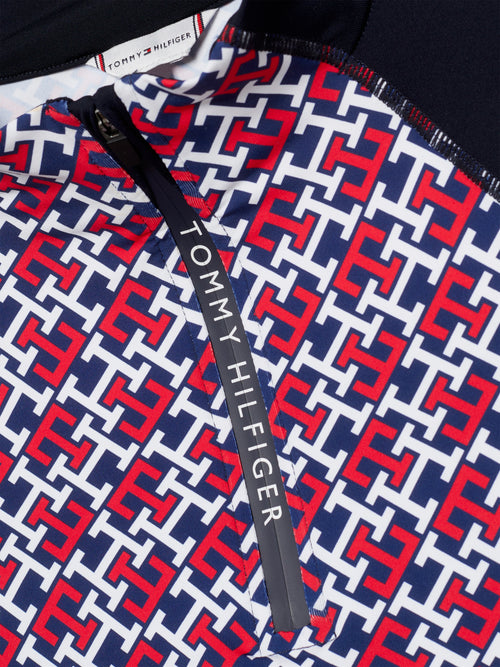 denver-monogram-kuhlendes-kurzarm-1-4-zip-training-top-multi
