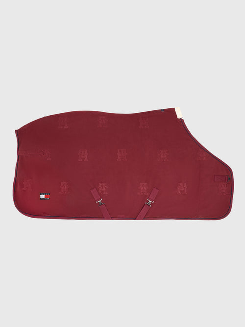 oxford-fleece-abschwitzdecke-rouge