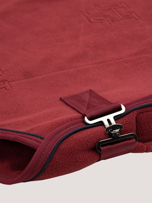 oxford-fleece-abschwitzdecke-rouge