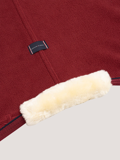 oxford-fleece-abschwitzdecke-rouge