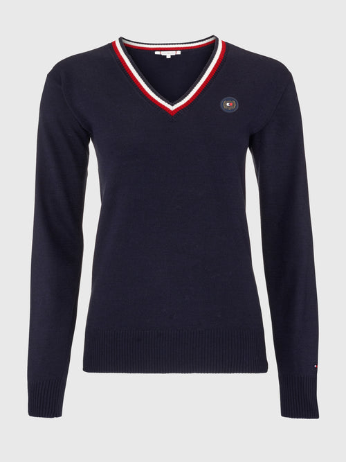 women-v-neck-pullover-light-desert-sky